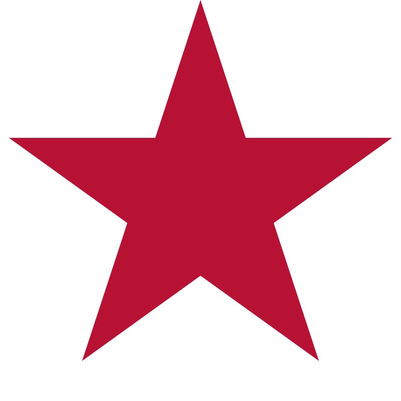 Red star PNG    图片编号:26303