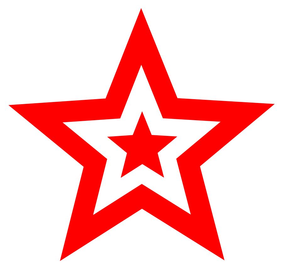 Red star PNG    图片编号:26311