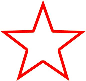 Red star PNG    图片编号:26321