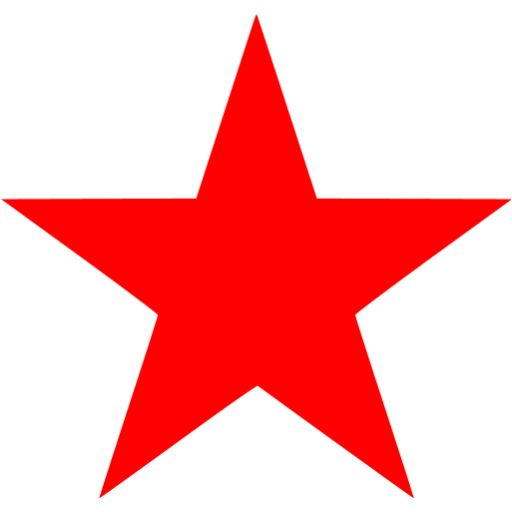 Red star PNG    图片编号:26325
