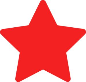 Red star PNG    图片编号:26326