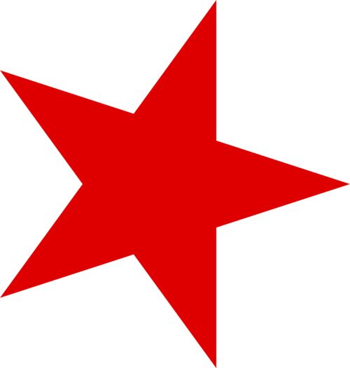 Red star PNG    图片编号:26327