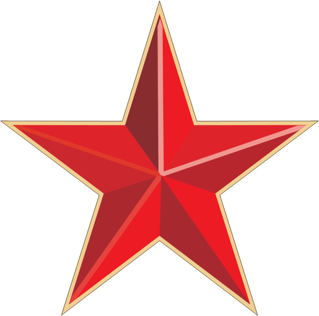 Red star PNG    图片编号:26334
