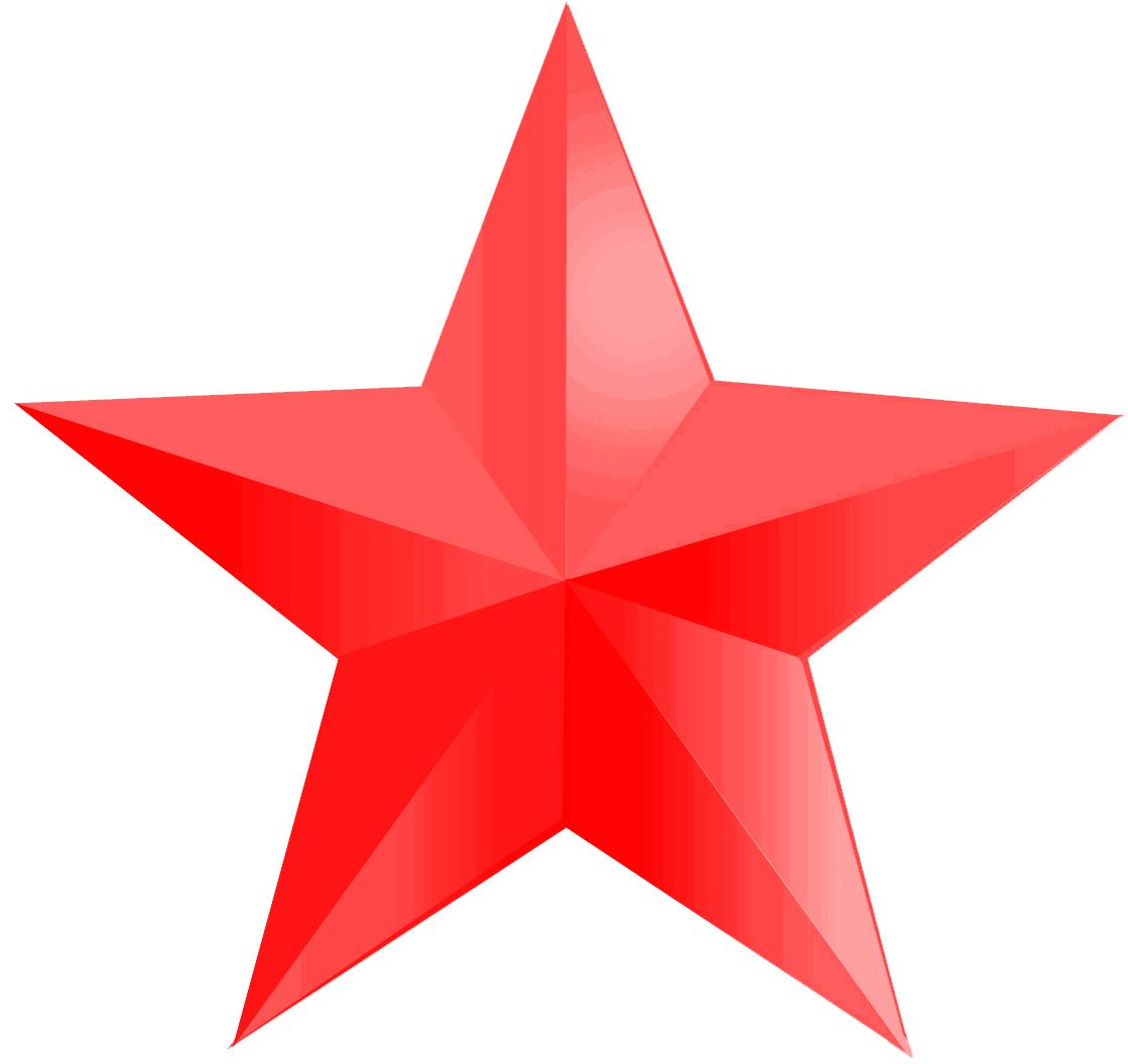 Red star PNG    图片编号:26340
