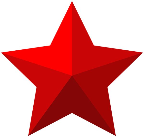 Red star PNG    图片编号:26291
