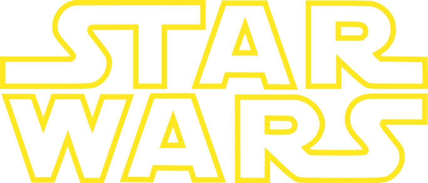 Star wars logo PNG    图片编号:28252