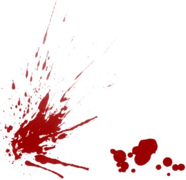 Blood splashes PNG image    图片编号:6096