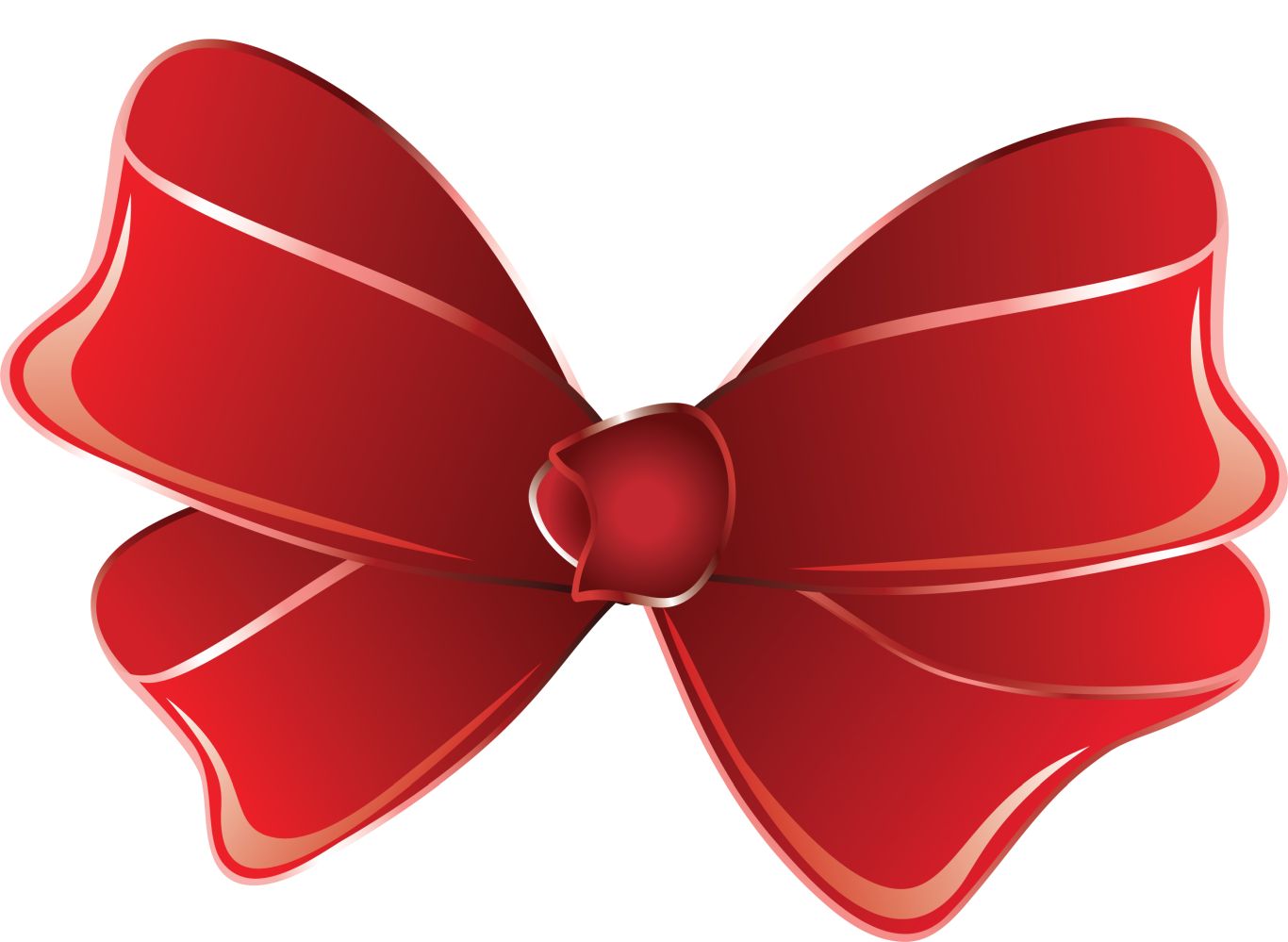 red ribbon bow PNG    图片编号:100629
