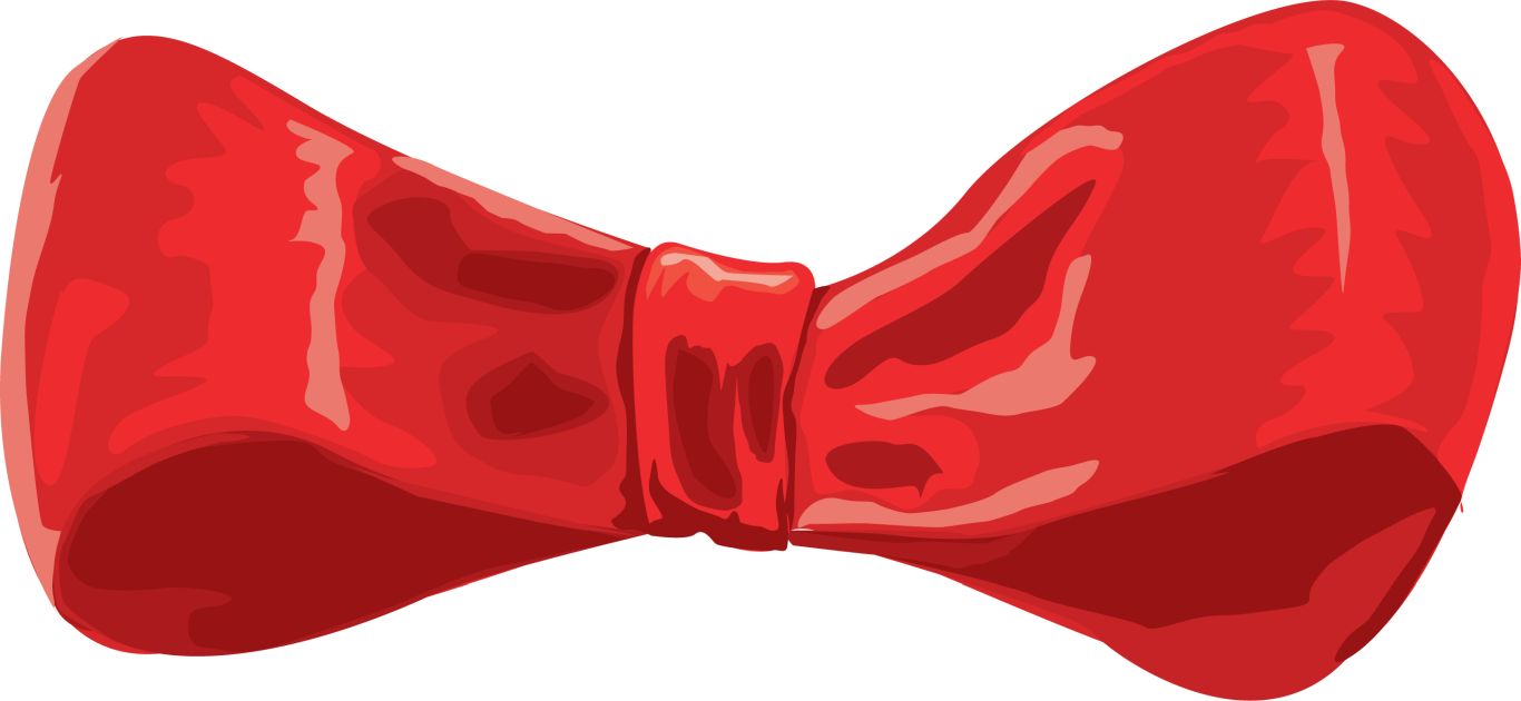 red ribbon bow PNG    图片编号:100633