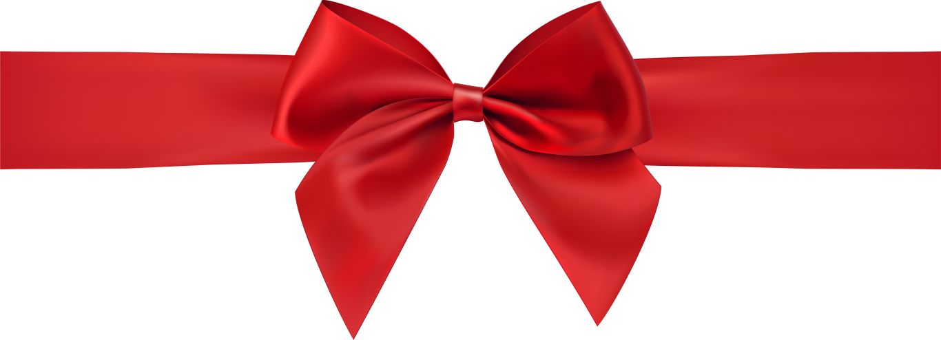red ribbon bow PNG    图片编号:100635