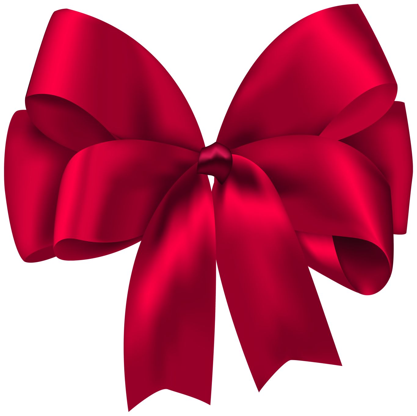 red ribbon bow PNG    图片编号:100638