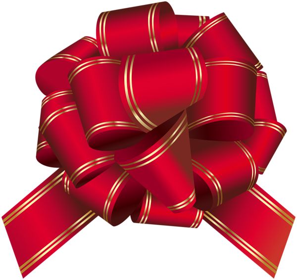 red ribbon bow PNG    图片编号:100643