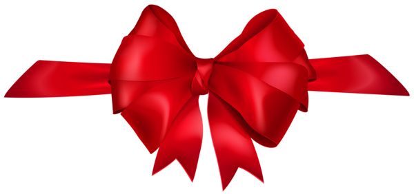 red ribbon bow PNG    图片编号:100645