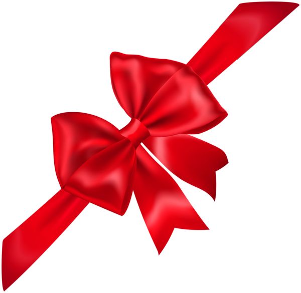 red ribbon bow PNG    图片编号:100647