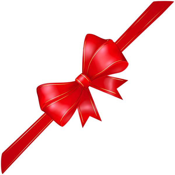 red ribbon bow PNG    图片编号:100649