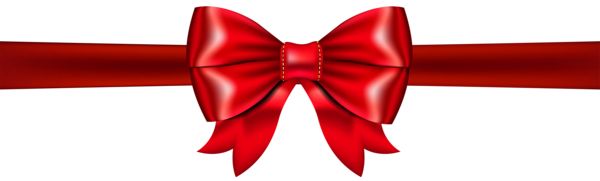 red ribbon bow PNG    图片编号:100651