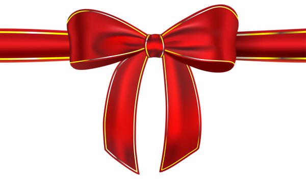 red ribbon bow PNG    图片编号:100657