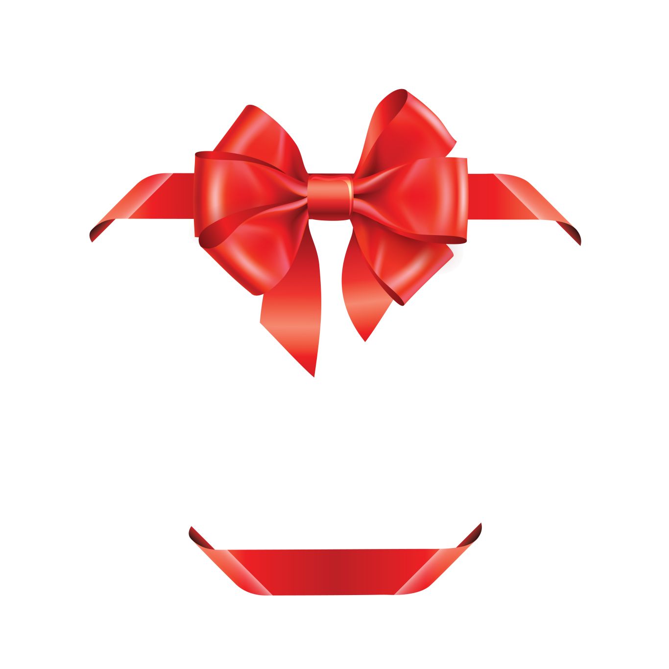 red ribbon bow PNG    图片编号:100660