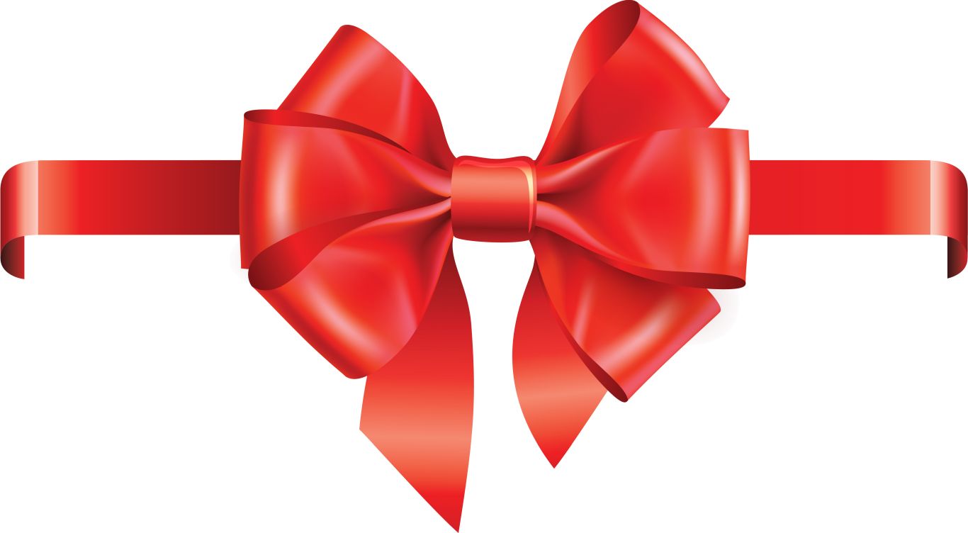 red ribbon bow PNG    图片编号:100662