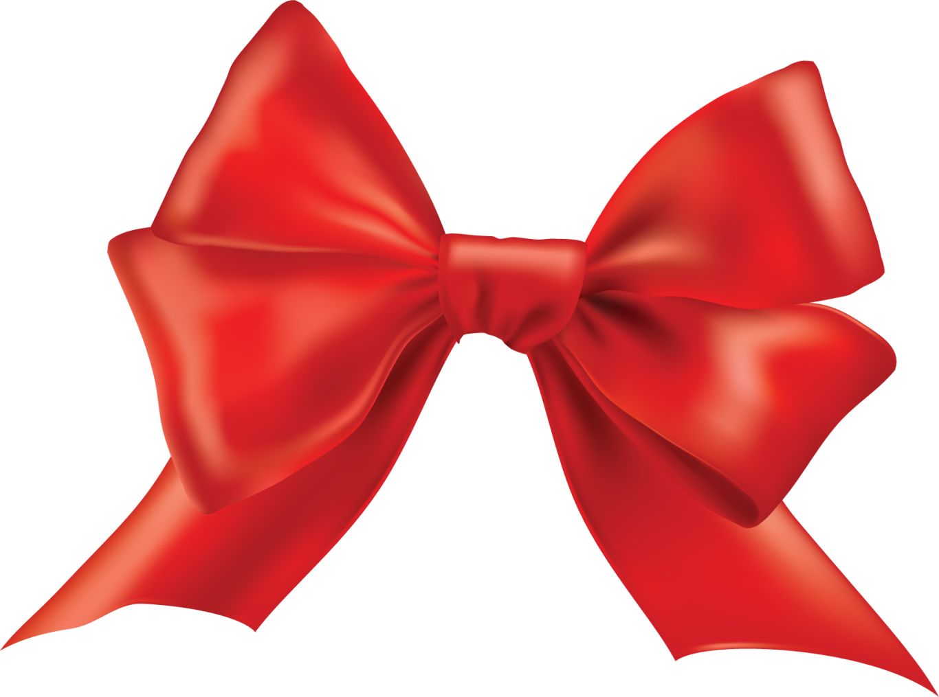 red ribbon bow PNG    图片编号:100671