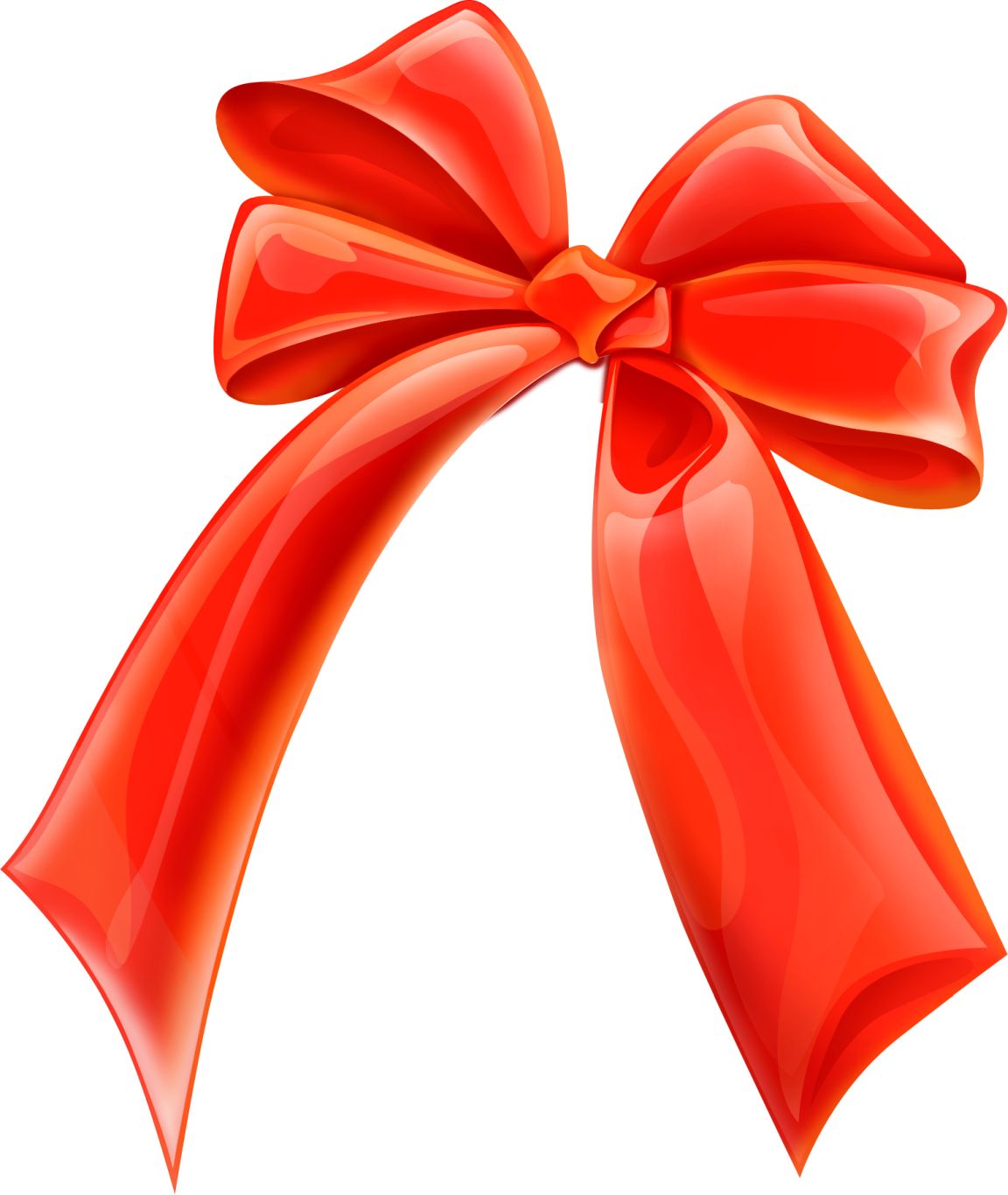 red ribbon bow PNG    图片编号:100675