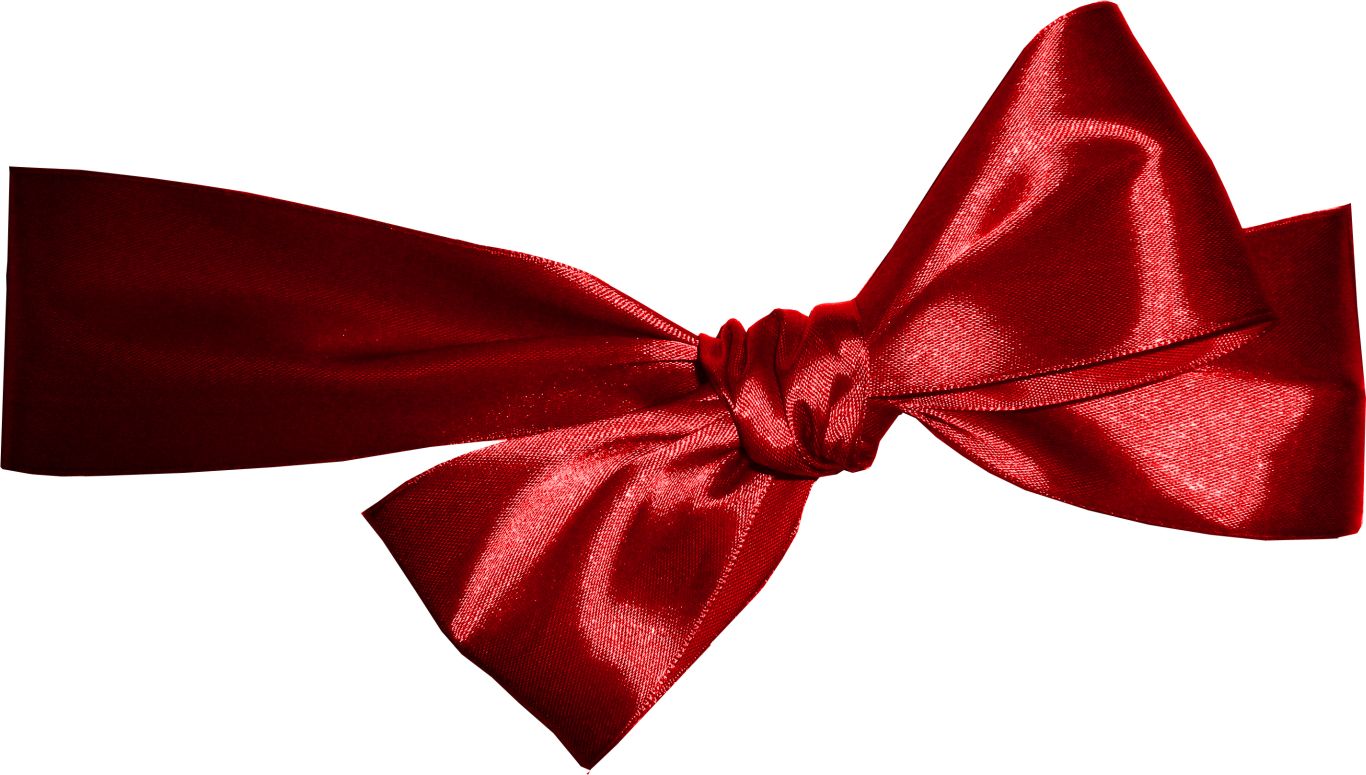 red ribbon bow PNG    图片编号:100677