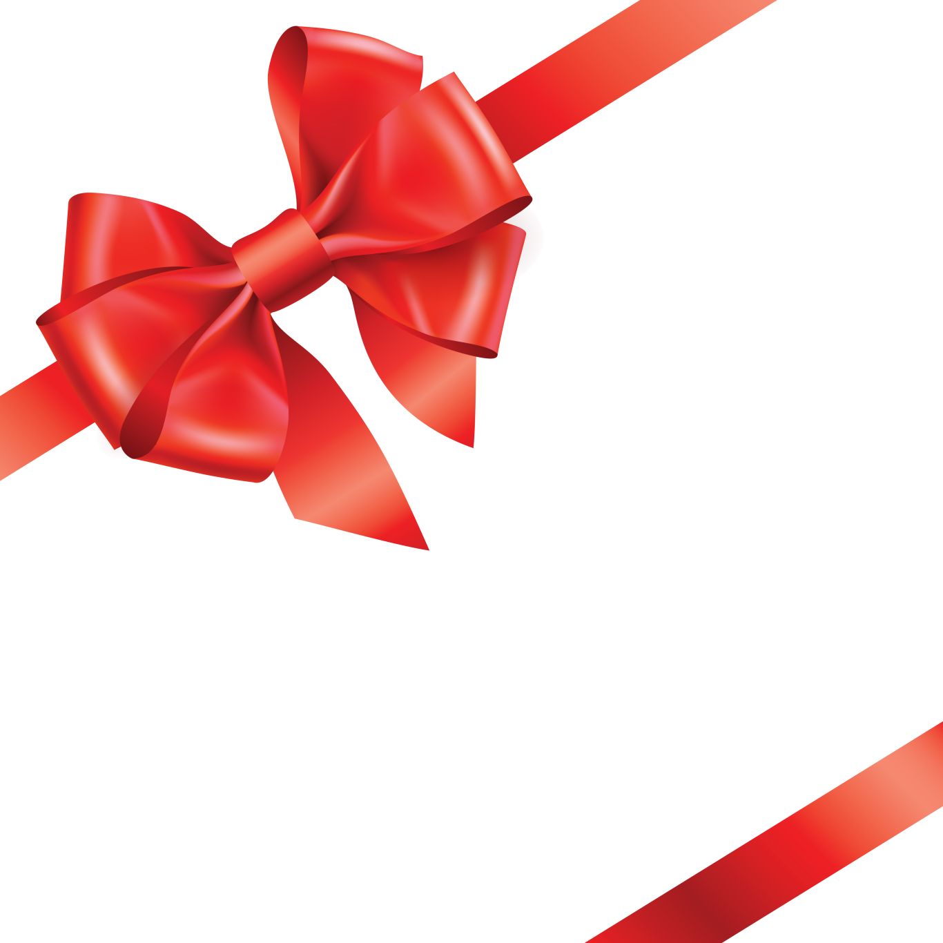 red ribbon bow PNG    图片编号:100678