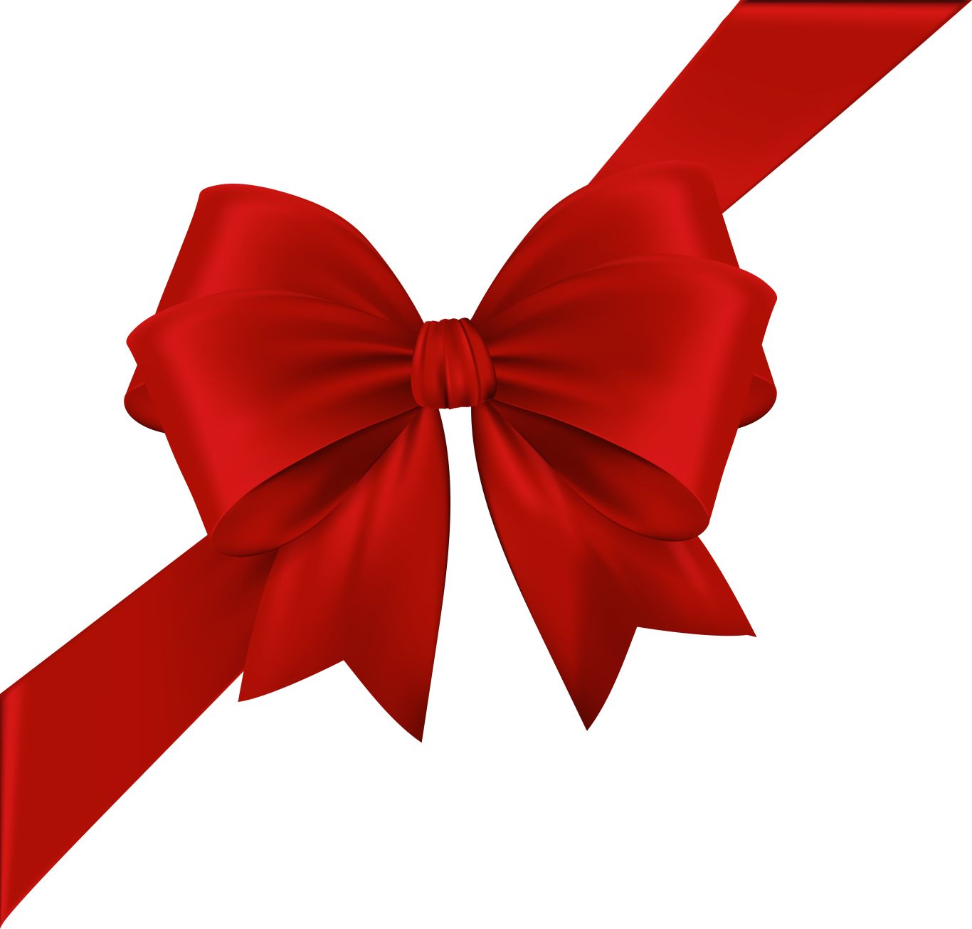 red ribbon bow PNG    图片编号:100680