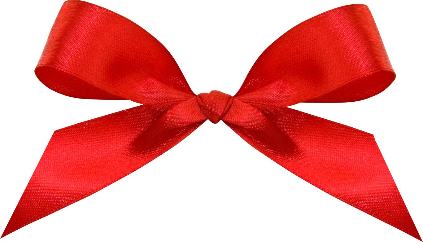 red ribbon bow PNG    图片编号:100683