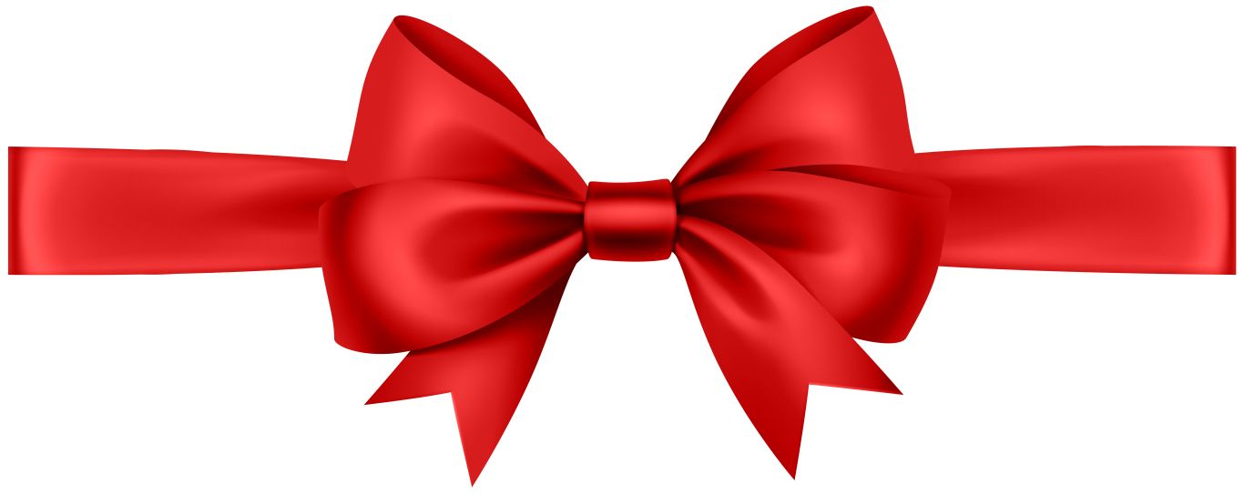 red ribbon bow PNG    图片编号:100696