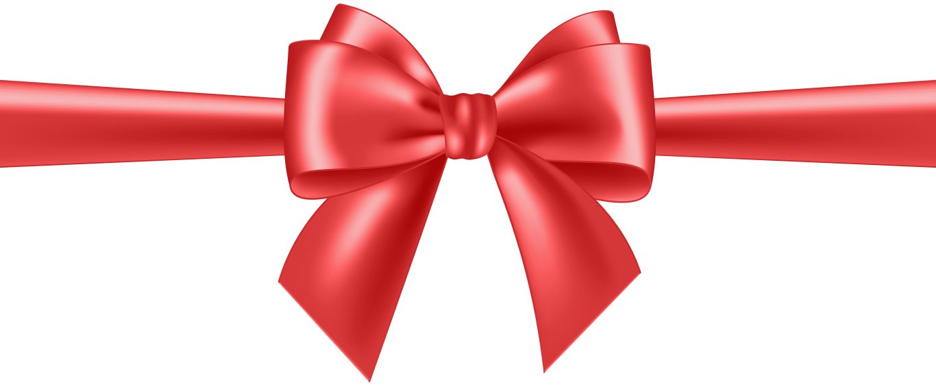 red ribbon bow PNG    图片编号:100698