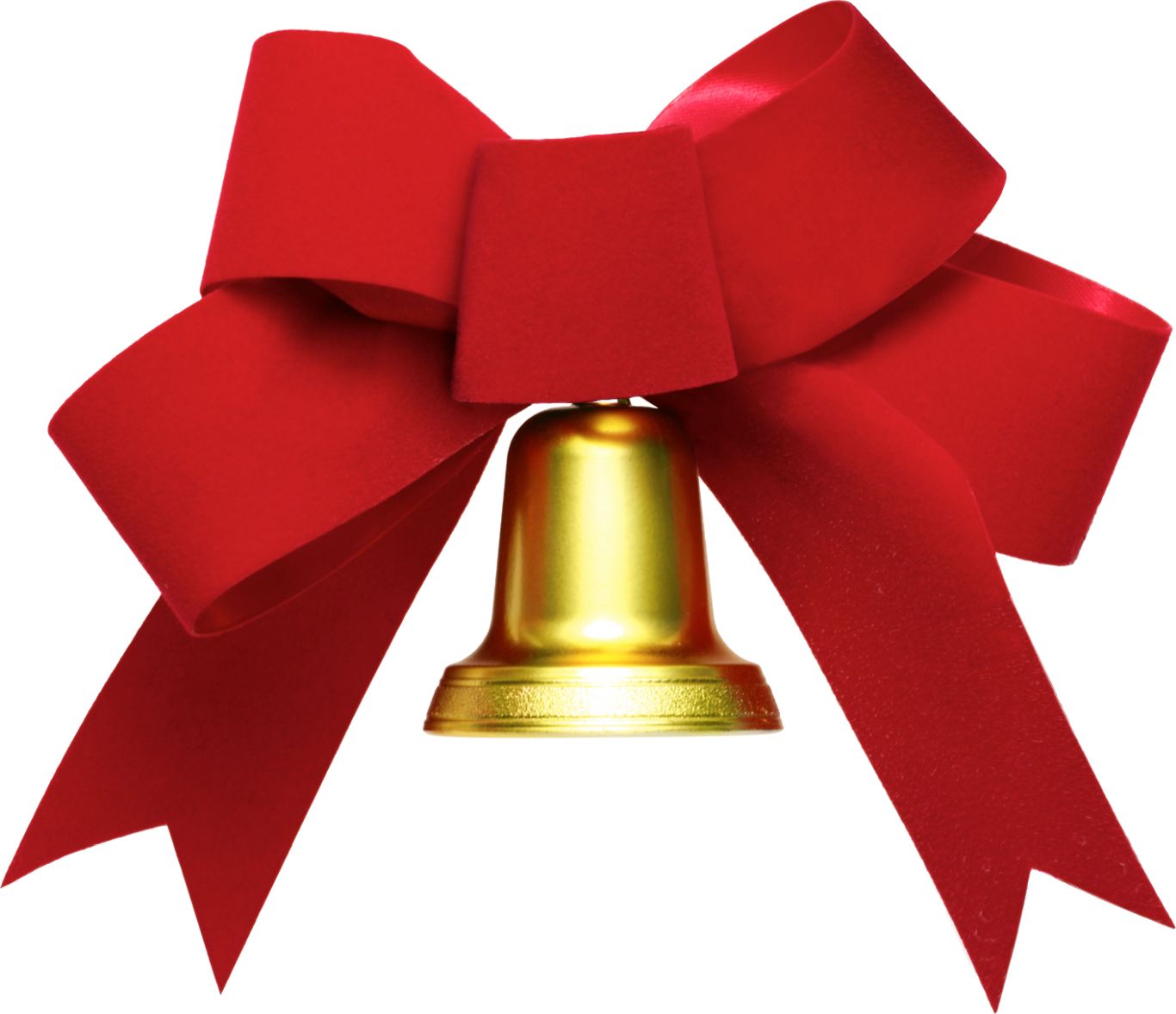 Bow and bell PNG image    图片编号:10086