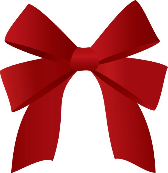 Red bow PNG image    图片编号:10111