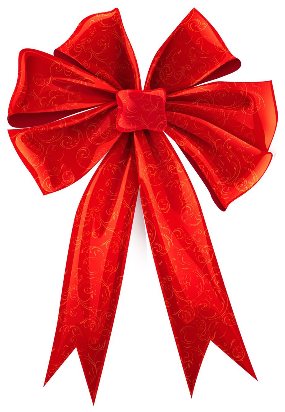 Red bow PNG image    图片编号:10116