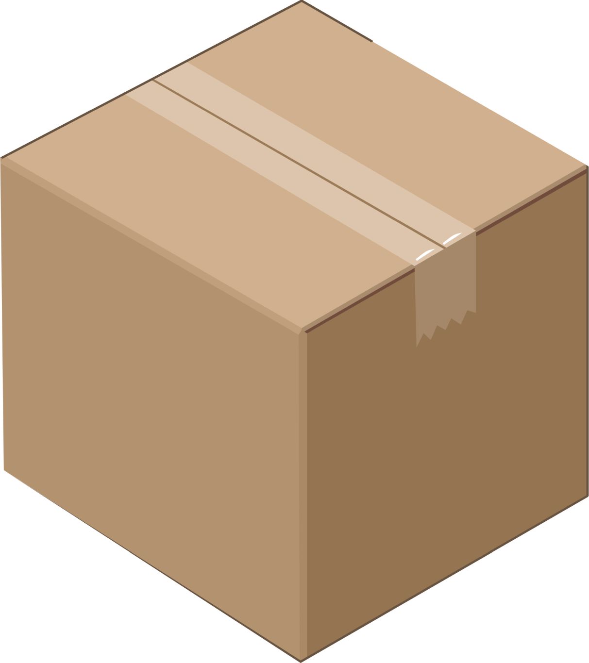 Cardboard box PNG    图片编号:33490