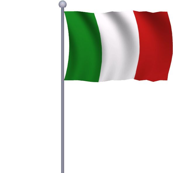 Italia flag PNG    图片编号:14637
