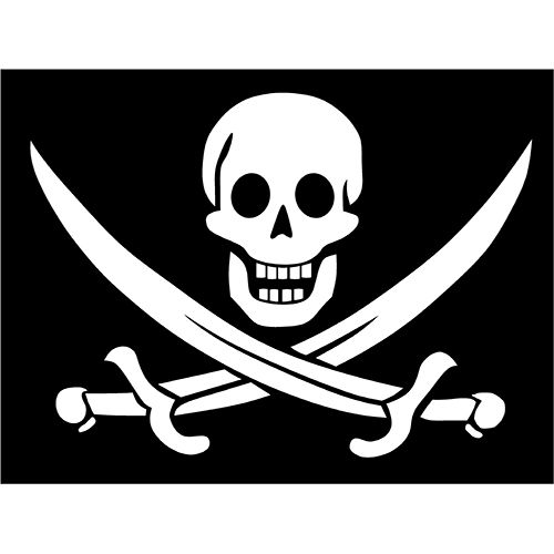 Pirate flag PNG    图片编号:14698
