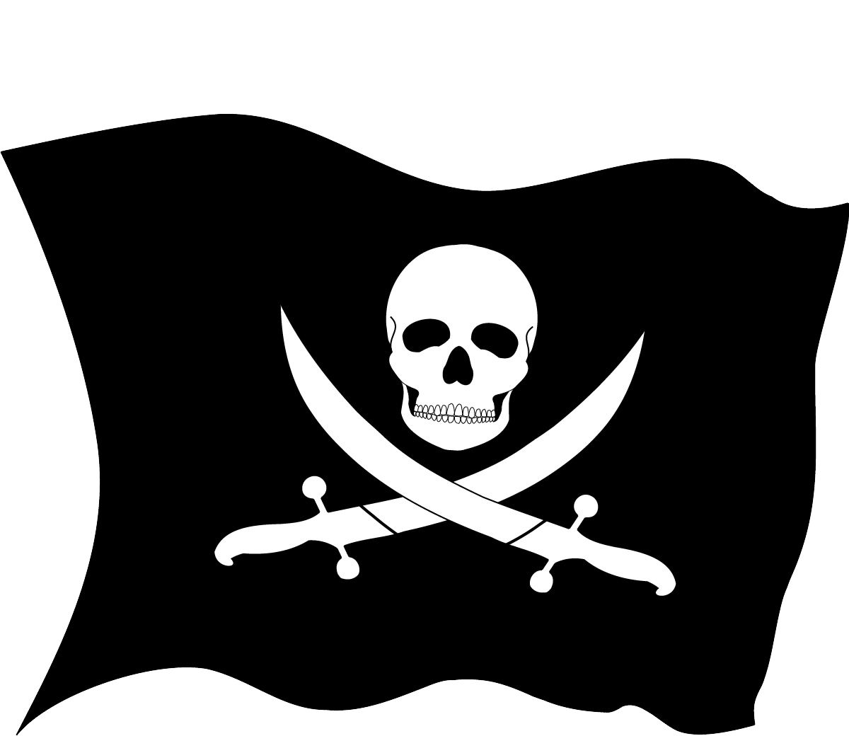 Pirate flag PNG    图片编号:14699