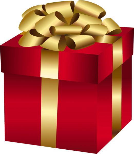 red gift box PNG    图片编号:100265