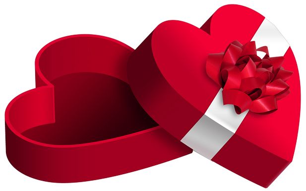 heart gift box PNG image    图片编号:5951