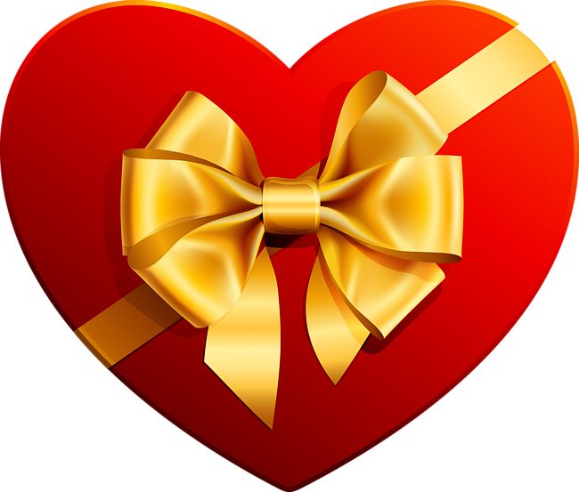 heart gift box PNG image    图片编号:5971
