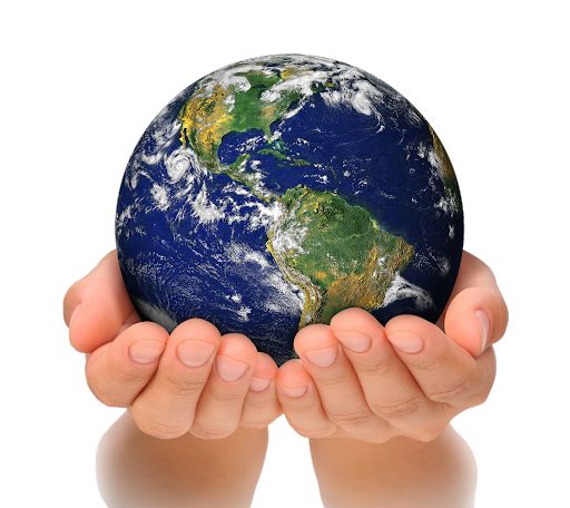 Globe, earth in hands PNG    图片编号:100098