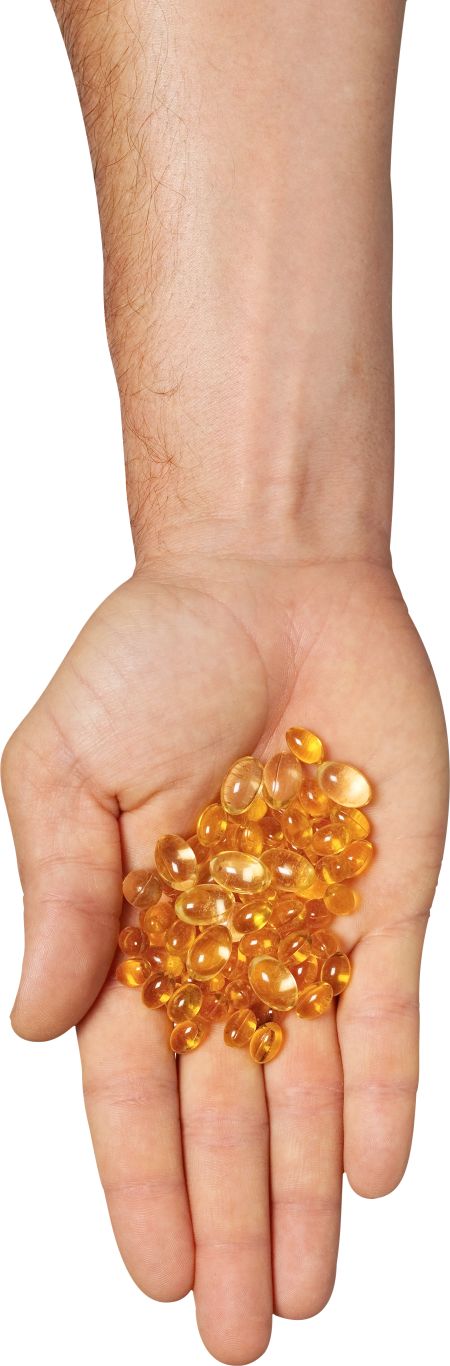 Pills in hand PNG    图片编号:16491