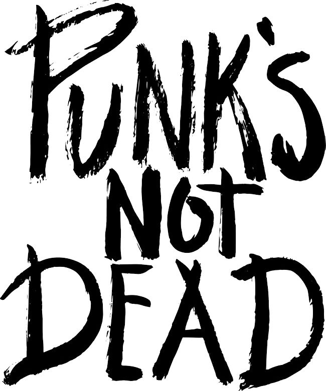 Punks not dead PNG    图片编号:83527