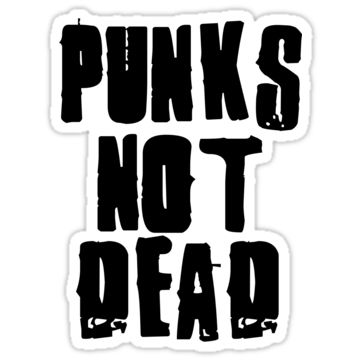 Punks not dead PNG    图片编号:83545