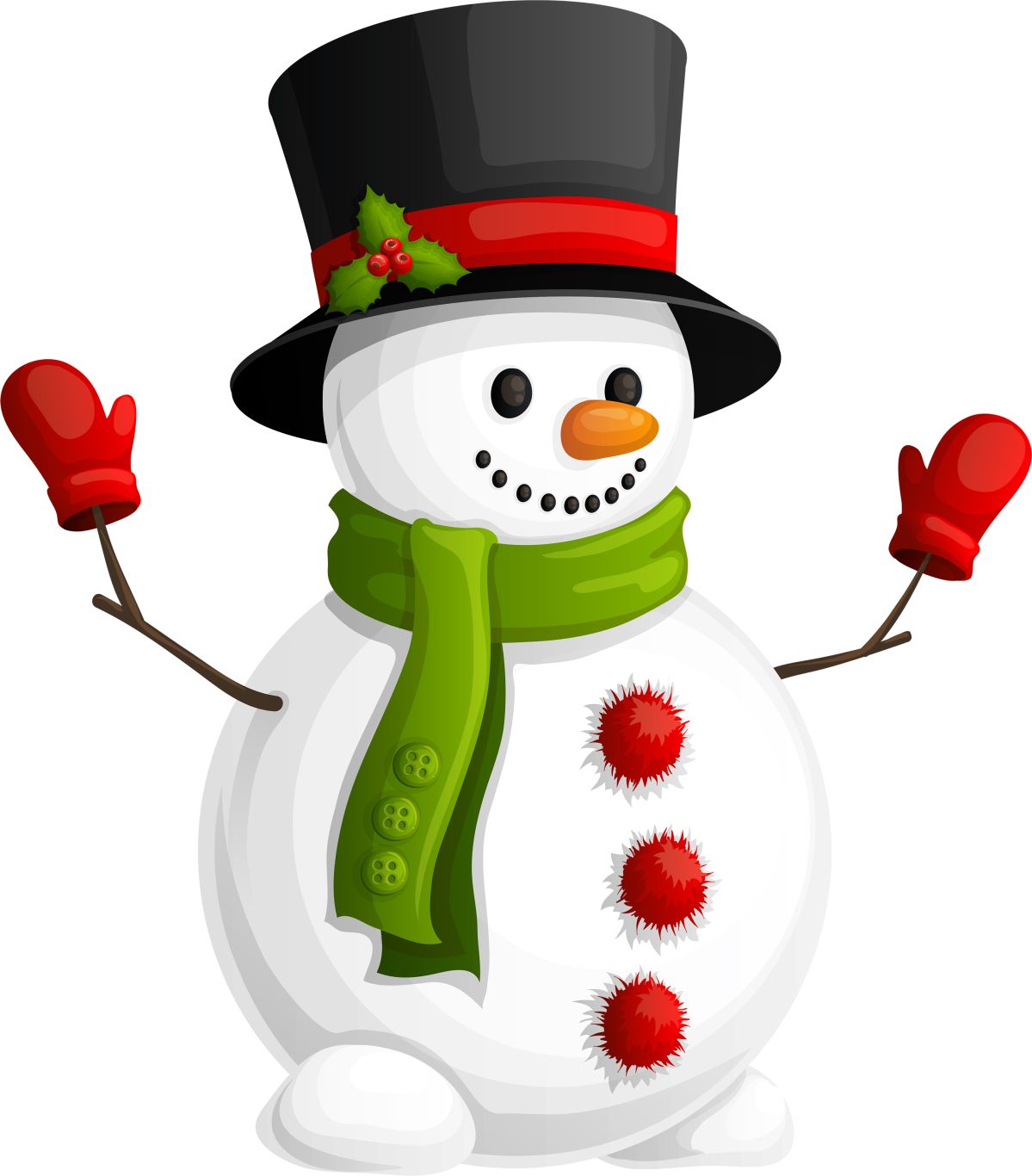 Snowman PNG image    图片编号:9938