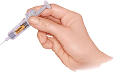 Syringe in hand PNG    图片编号:12385