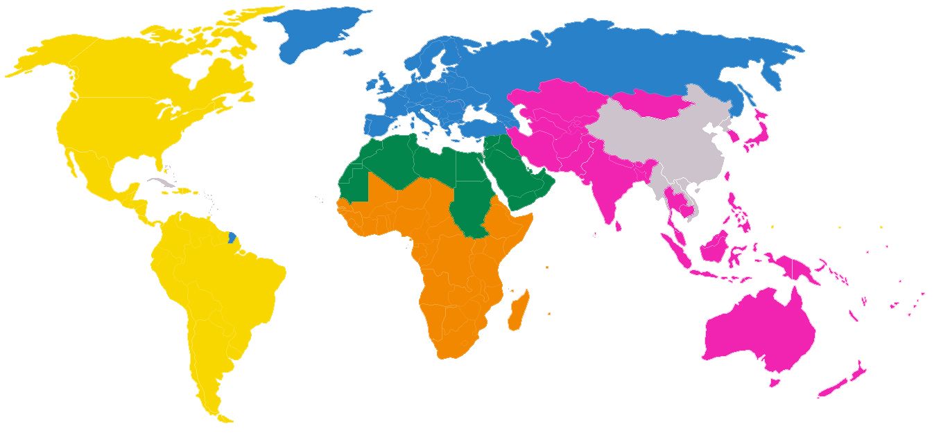 World map PNG    图片编号:34494