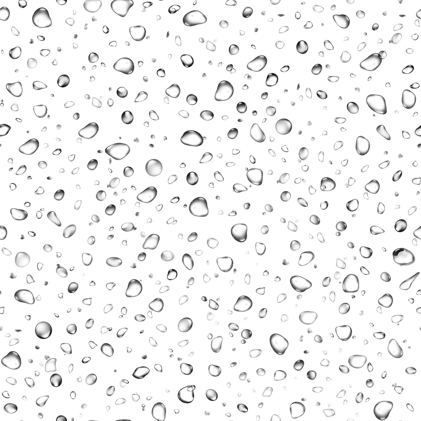 Water drops PNG     图片编号:13476