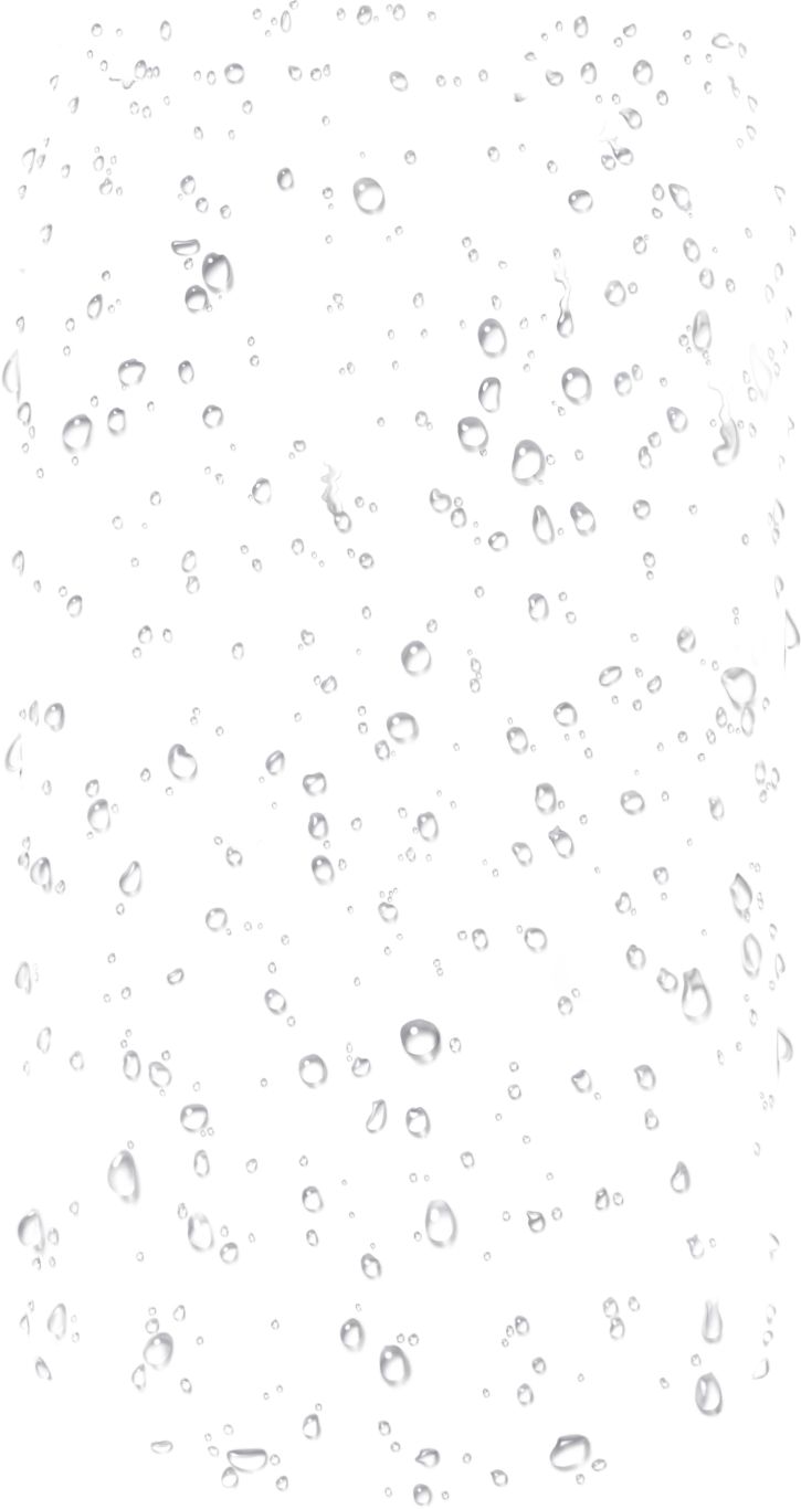 Drops of water PNG     图片编号:13481